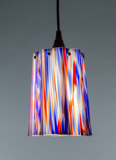 fused glass light fixtures