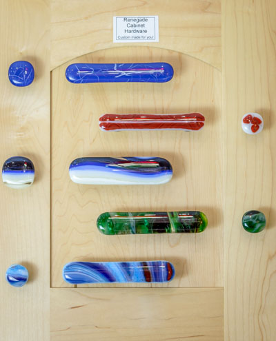 Cabinet Hardware Renegade Art Glass