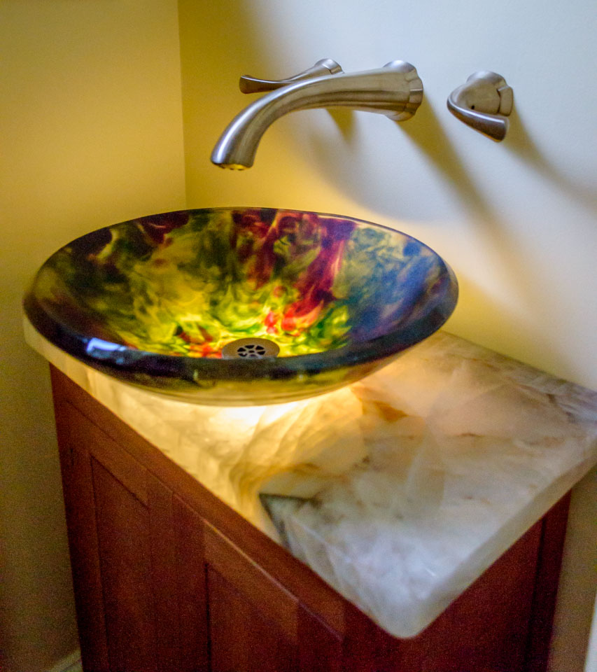 Lighted Wire Melt Sink Renegade Art Glass